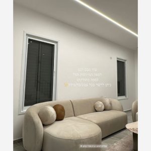 ספה עגולה מודולרית בהתאמה אישית – גוון שמנת כהה